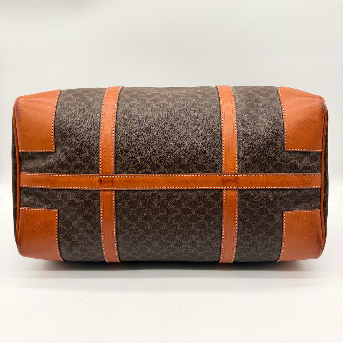 Céline Boston 40 toile Macadam - dessous du sac