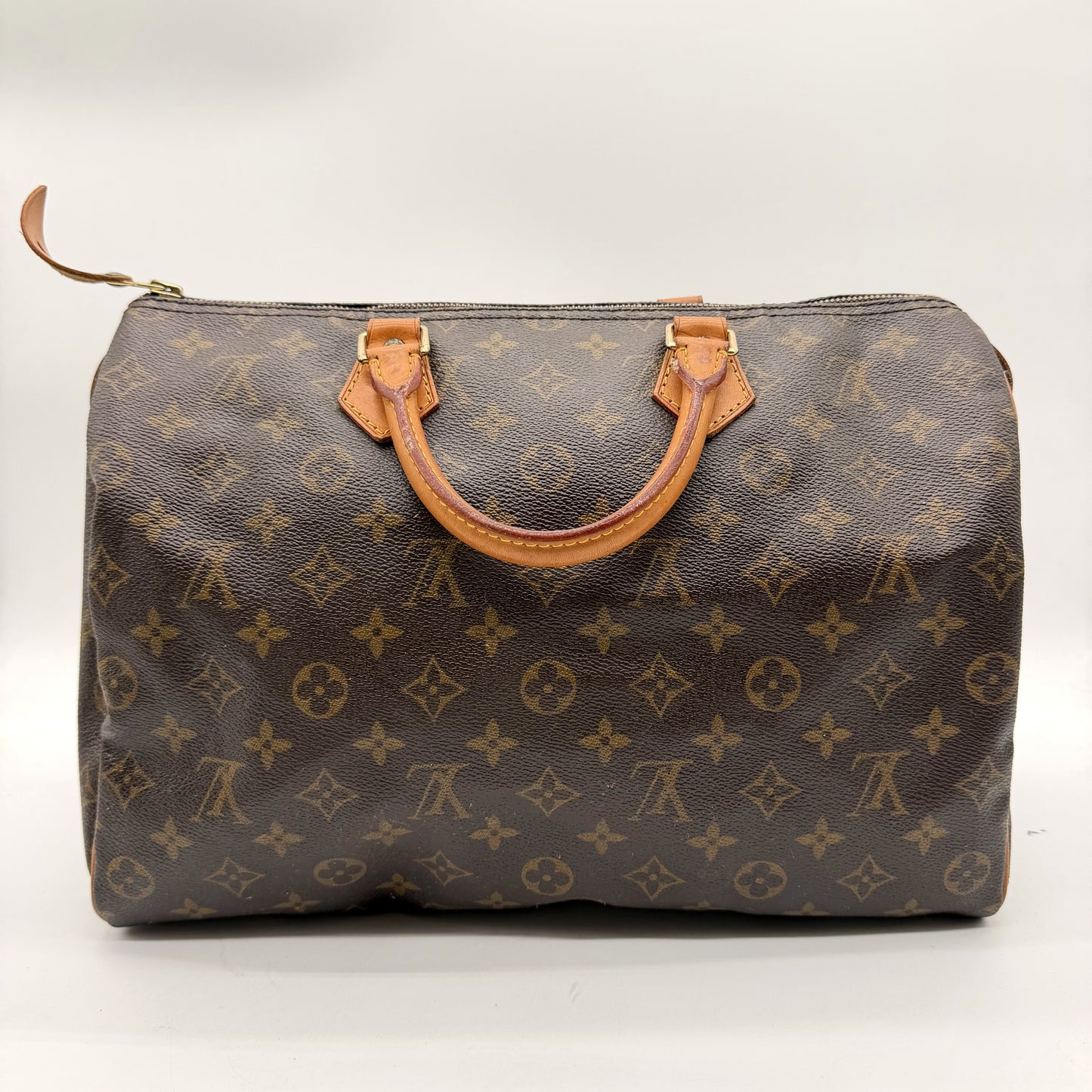 Louis Vuitton Speedy 35 Toile Monogram - vue arrière avec fermeture zip