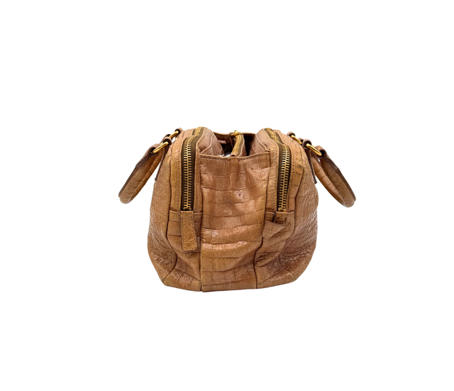 Miu Miu – Boston Cuir Effet Crocodile