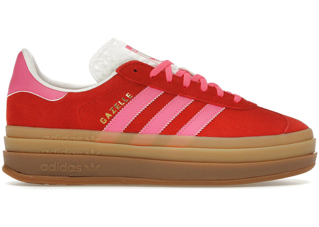 Adidas Gazelle Bold Collegiate Red Lucid Pink