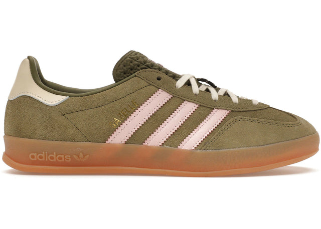 Adidas Gazelle Indoor Focus Olive Clear Pink