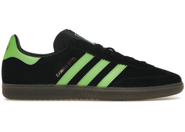 Adidas Samba Deco SPZL Core Black Lucid Lime