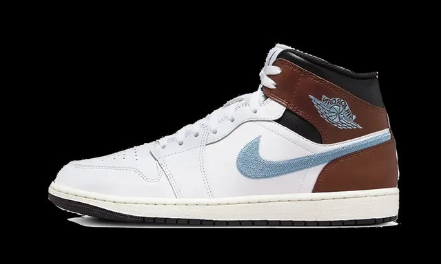 Air Jordan Air Jordan 1 Retro Mid SE Brown Blue Grey - FQ8162-142 / FQ7831-142