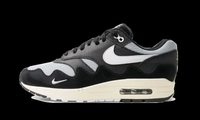 Nike Air Max 1 Patta Black Grey (Special Box + Bracelet) - DQ0299-001