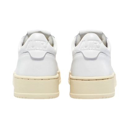 Autry Medalist Low White Leather