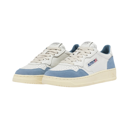 Autry Medalist Low White And Light Blue