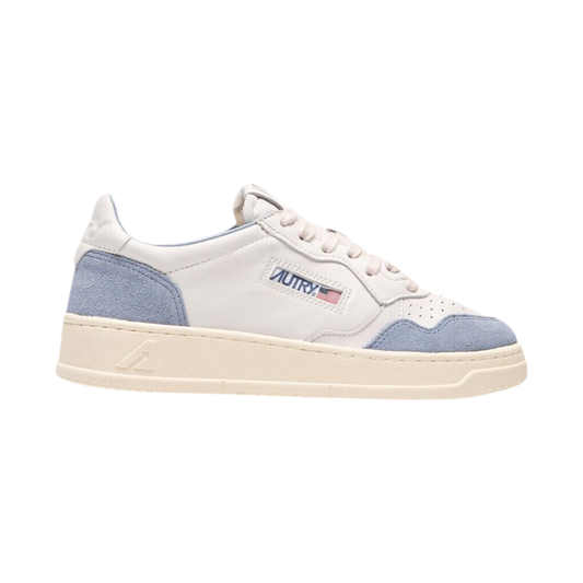 Autry Medalist Low White And Light Blue