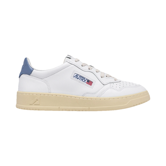 Autry Medalist Low White & Tempest Leather
