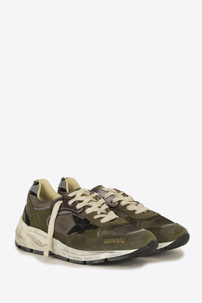 Golden Goose Running Dad kaki noir