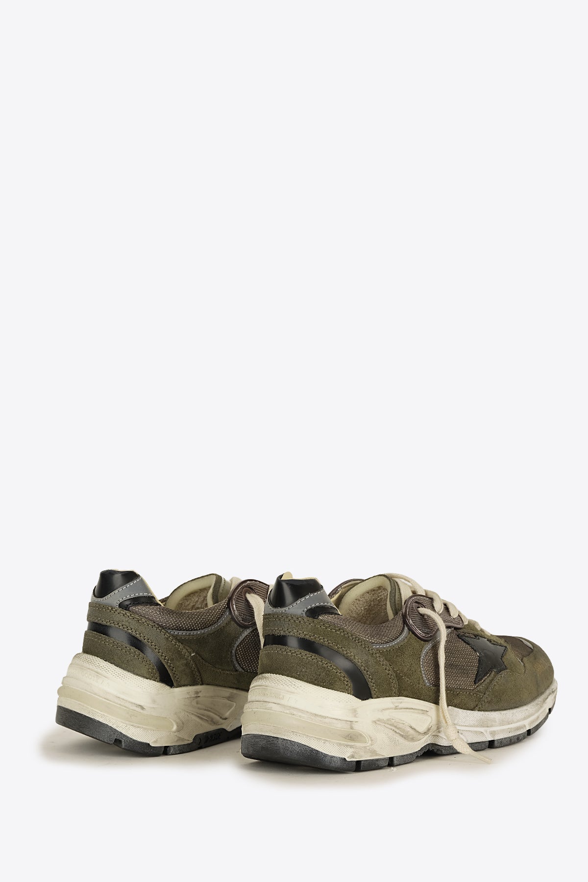 Golden Goose Running Dad kaki noir