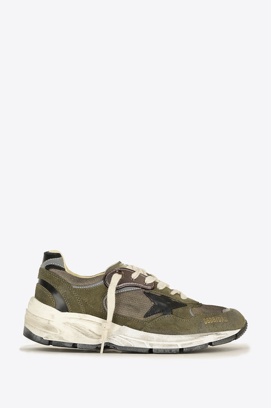 Golden Goose Running Dad kaki noir