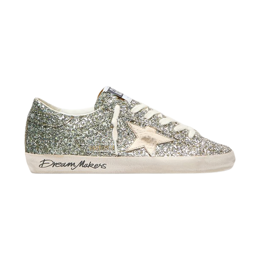 Golden Goose Super-Star en cuir à paillettes