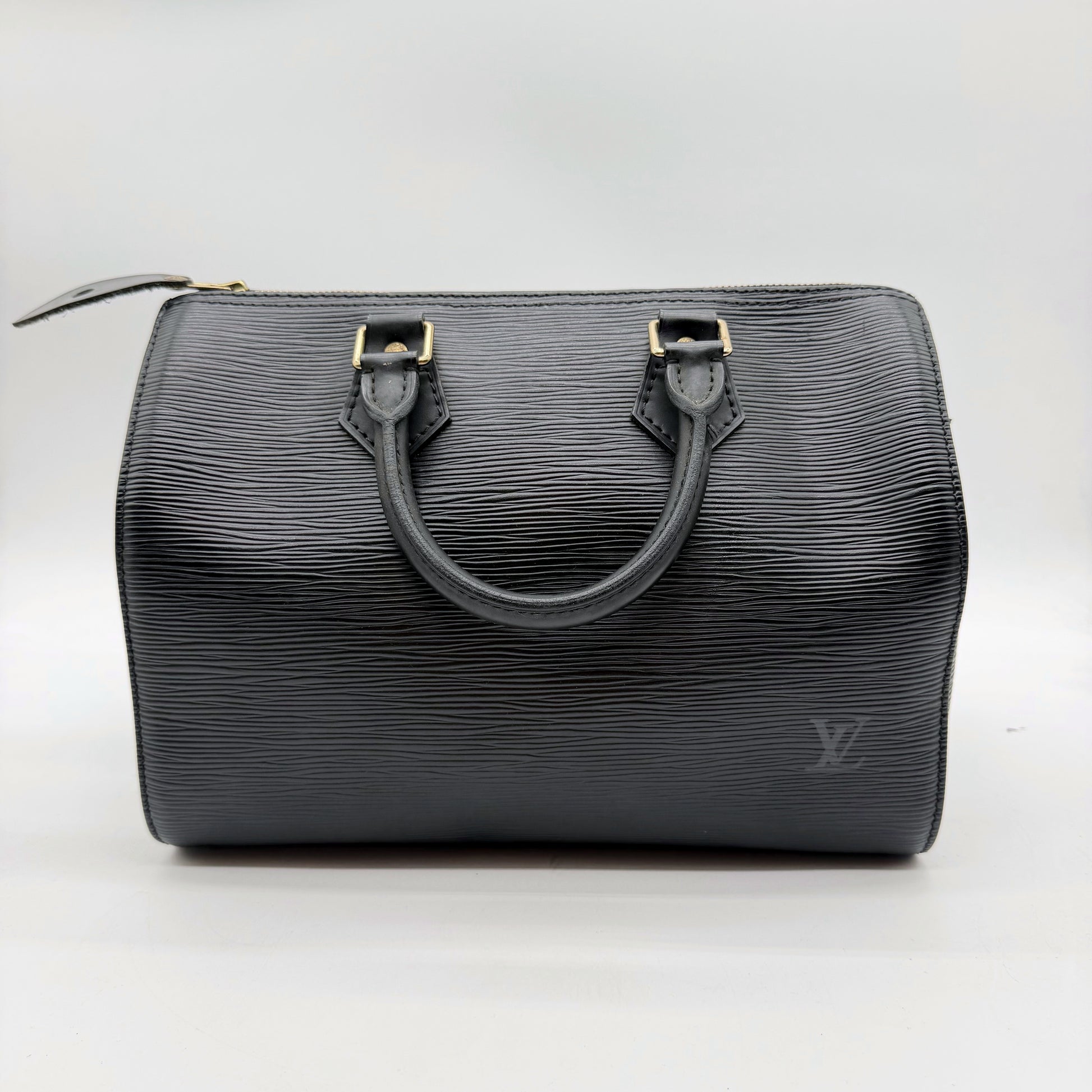 Louis Vuitton Speedy 25 cuir Epi noir - vue arriere