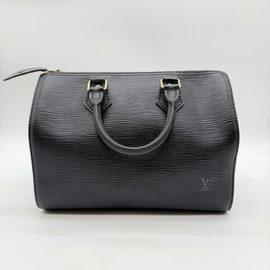 Louis Vuitton Speedy 25 Epi-Leder Schwarz - Rückansicht