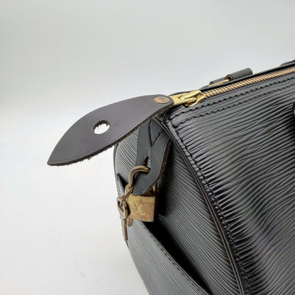 Louis Vuitton Speedy 25 cuir Epi noir - cadenas et cles d origine