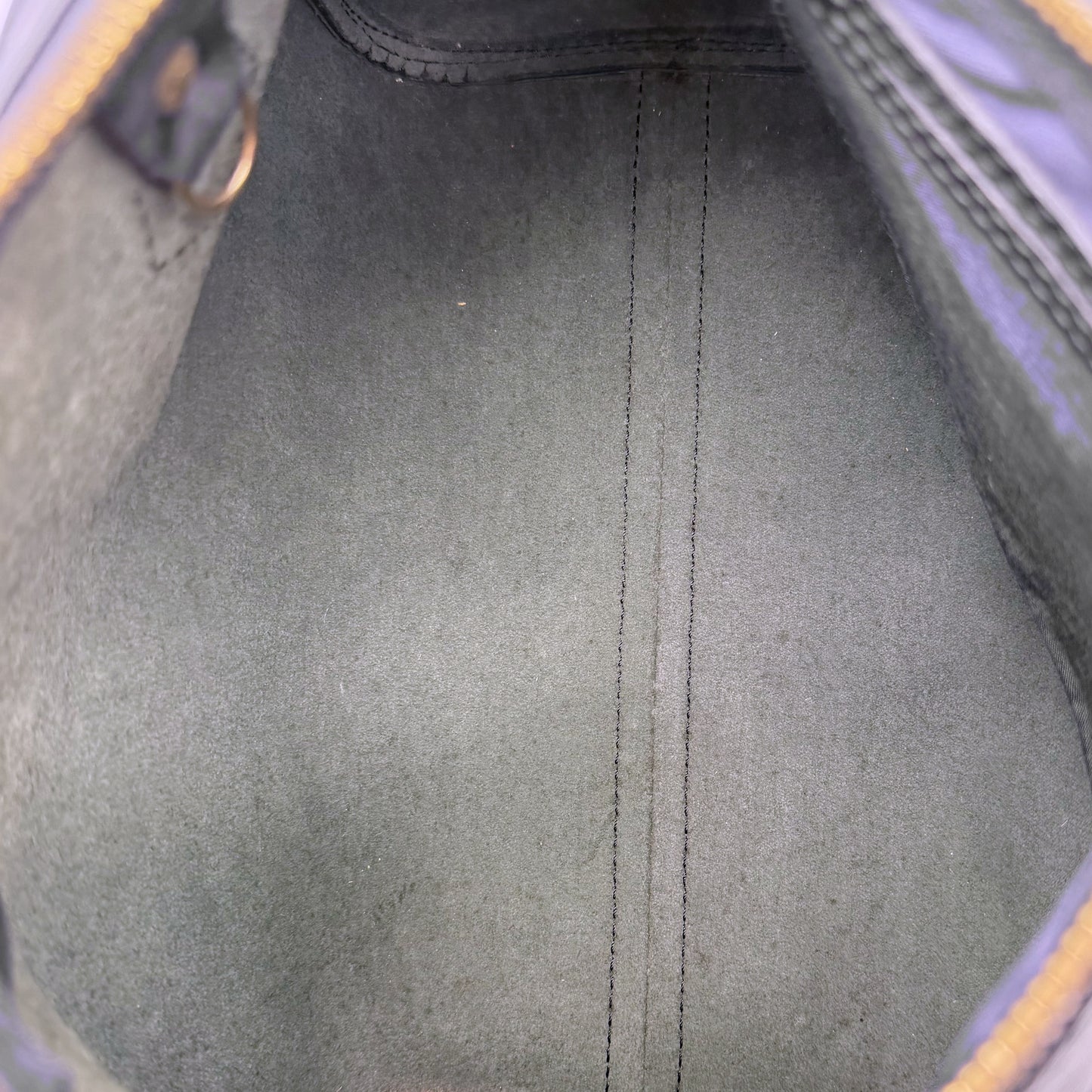 Louis Vuitton Speedy 25 cuir Epi noir - interieur alcantara