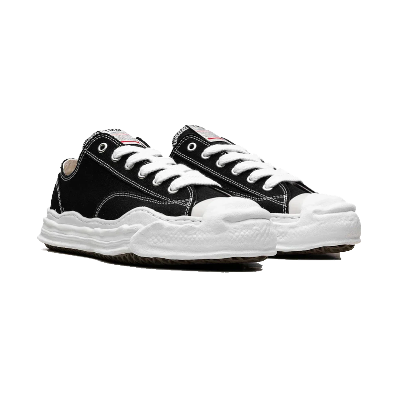 Maison Mihara Yasuhiro Hank OG Sole Canvas Low Zwart