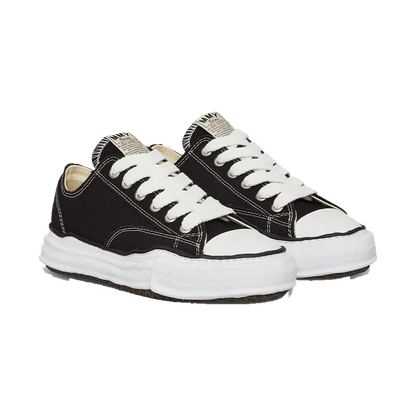 Maison Mihara Yasuhiro Peterson OG Sole Canvas Low Schwarz