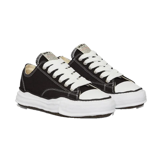 Maison Mihara Yasuhiro Peterson OG Sole Canvas Low Preto