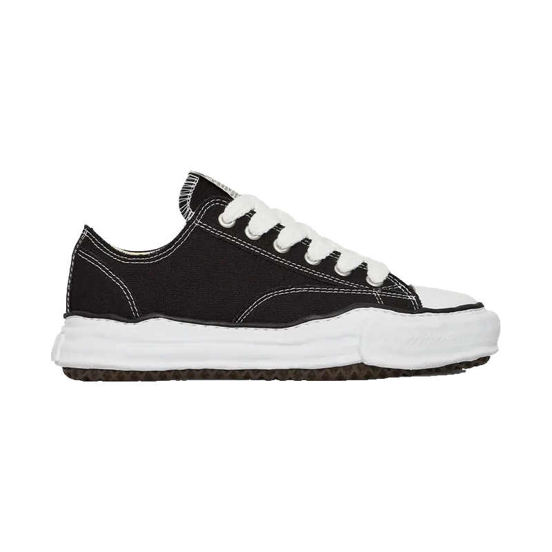 Maison Mihara Yasuhiro Peterson OG Sole Canvas Low Schwarz