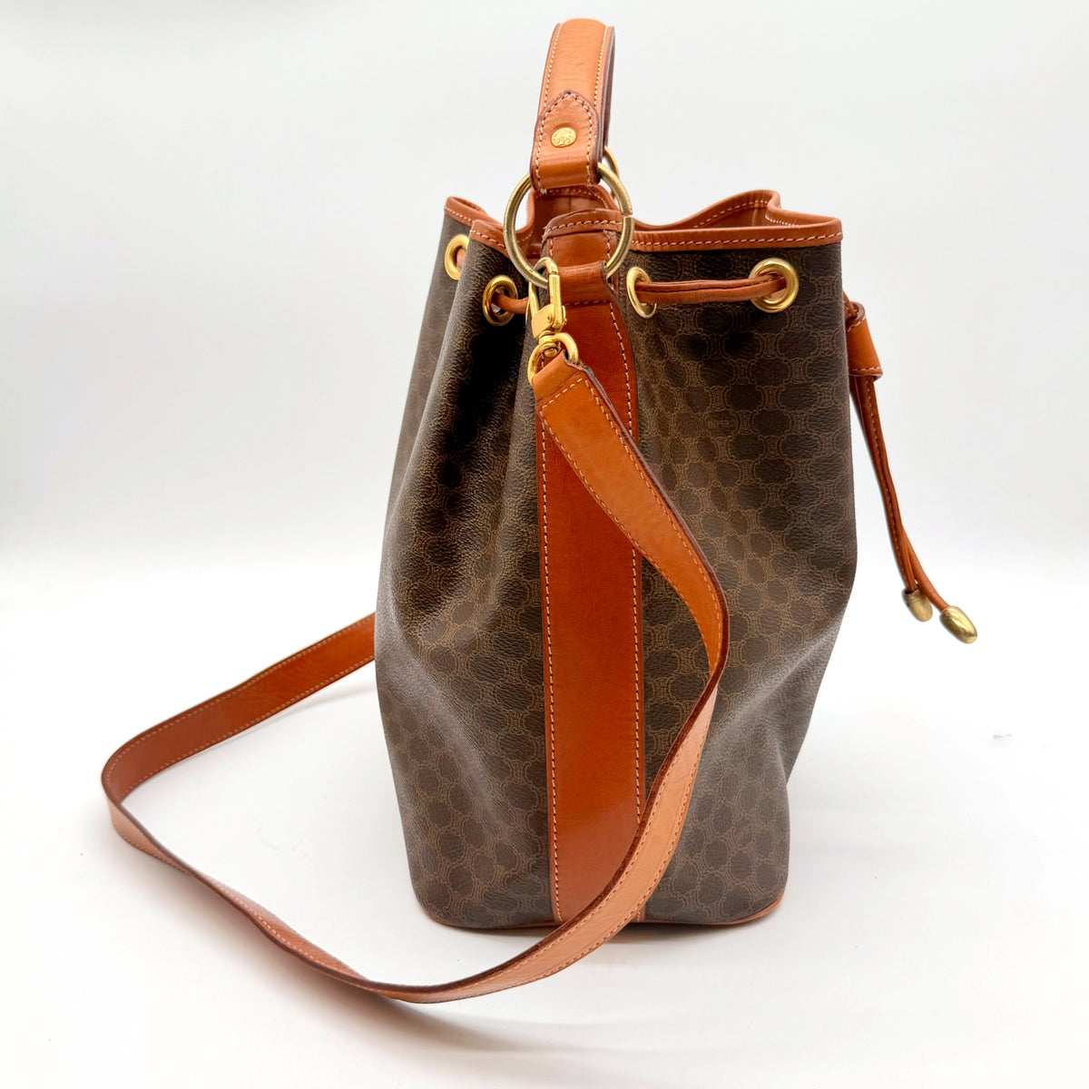 Céline Sac Seau Macadam – côté B, lanière amovible