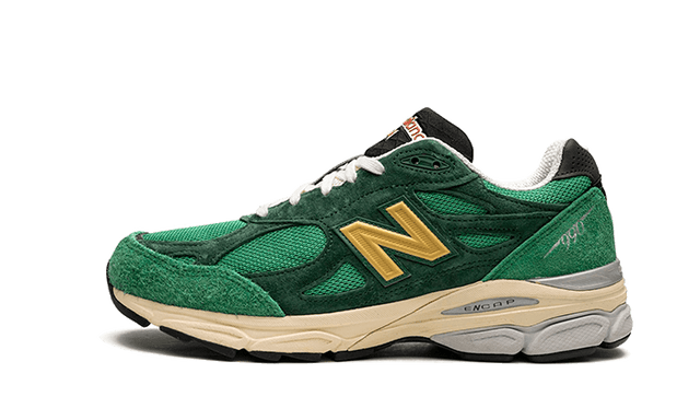 New Balance 990 V3 MiUSA Teddy Santis Green Gold