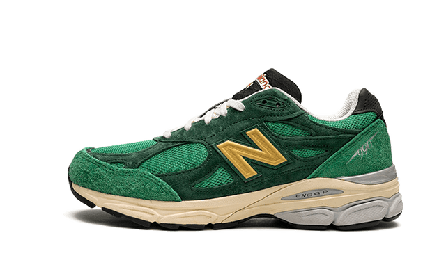 New Balance 990 V3 MiUSA Teddy Santis Green Gold