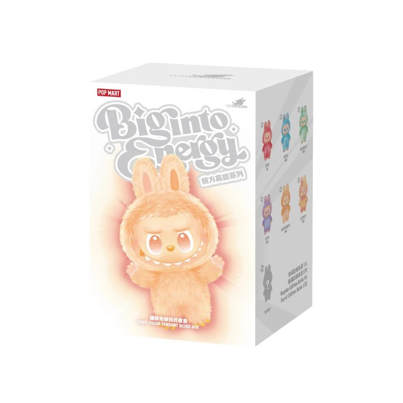 Pop Mart Labubu The Monsters Big into Energy Series Vinyl Plush Pendant Sealed Case