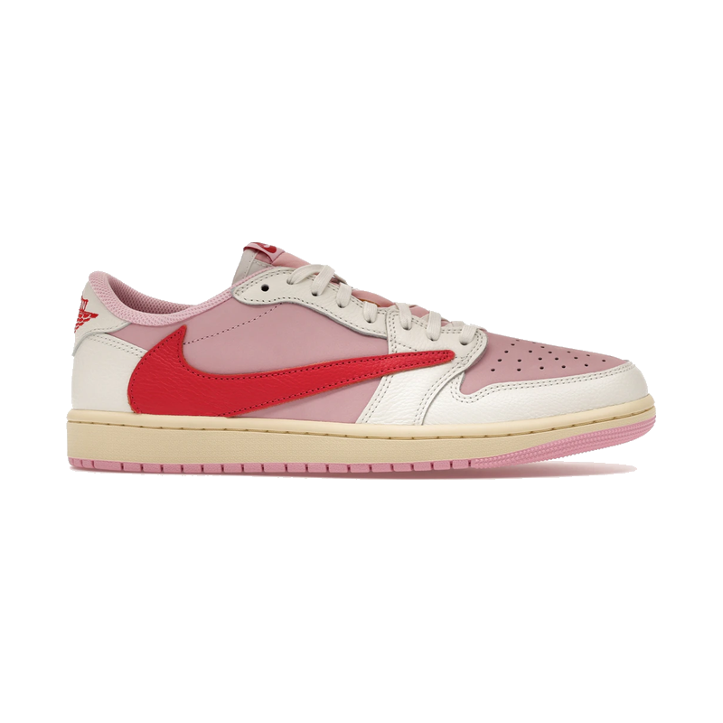 Air Jordan 1 Retro Low OG SP Travis Scott Sail Tropical Pink
