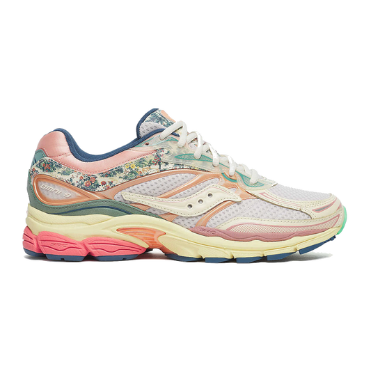 Saucony ProGrid Omni 9 Floral Beige Blue