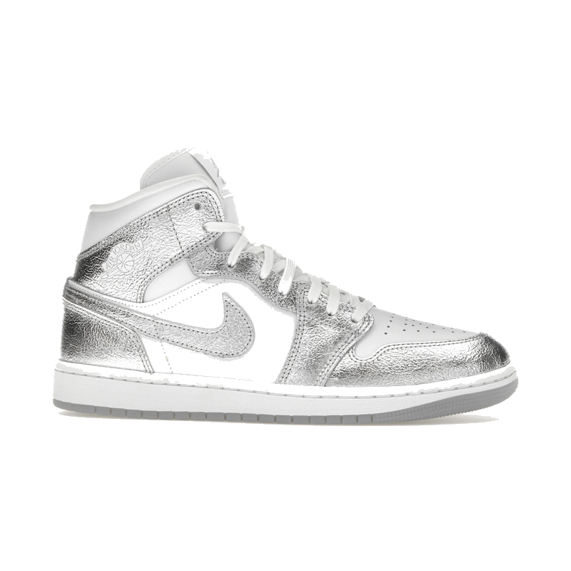 Air Jordan 1 Mid SE Metallic Silver