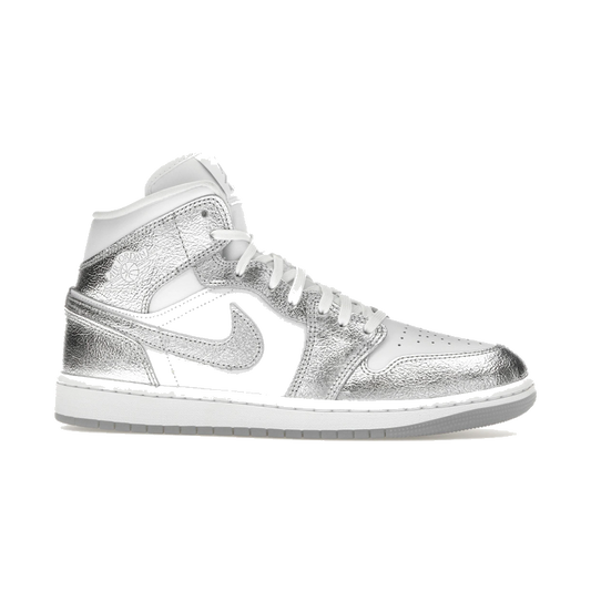 Air Jordan 1 Mid SE Metallic Silver