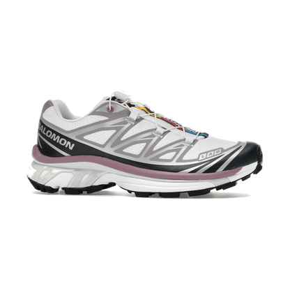 Salomon XT-6 White Black Dusky Orchid