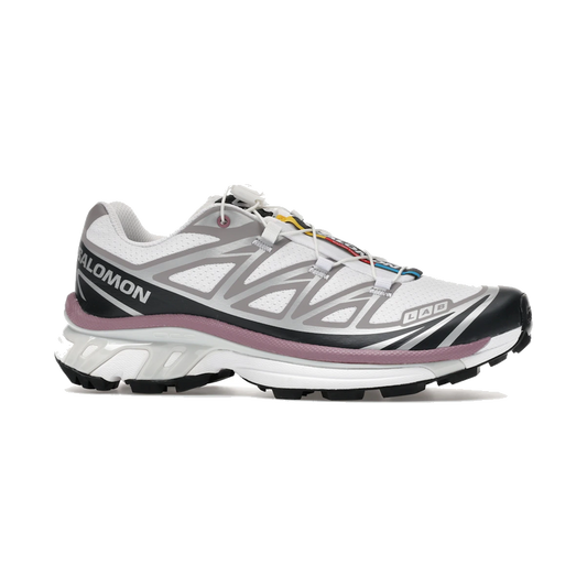 Salomon XT-6 White Black Dusky Orchid