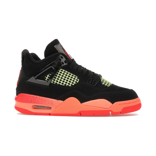 Air Jordan 4 Retro Black Infrared Barely Volt