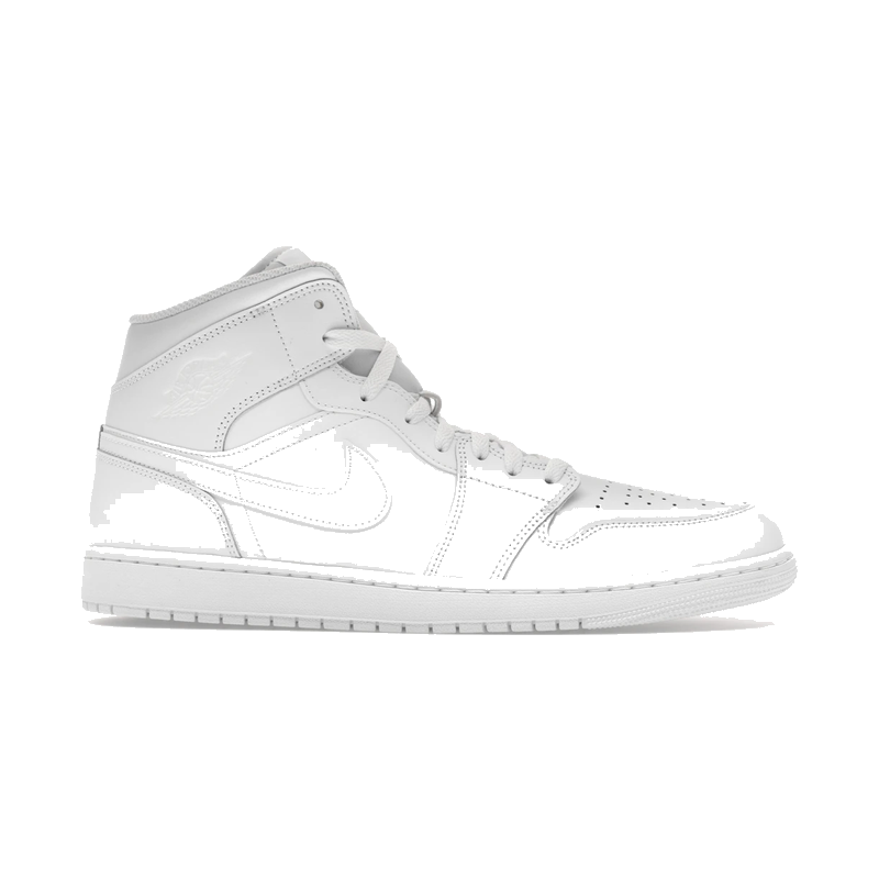Air Jordan 1 Mid Triple White