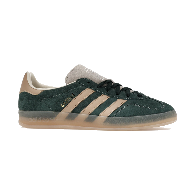 Adidas Gazelle Indoor Shadow Green Warm Sandstone