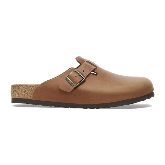 Birkenstock Boston Oiled Leather Cognac