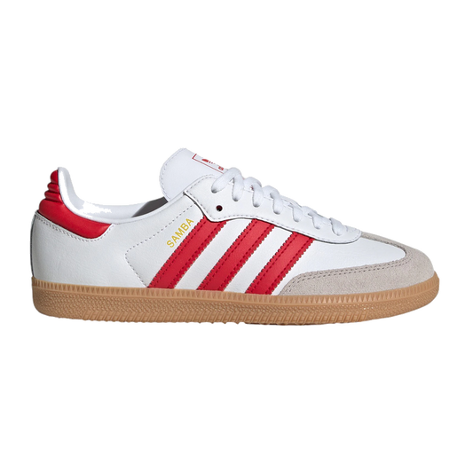 Adidas Samba OG Cloud White Better Scarlet Gum
