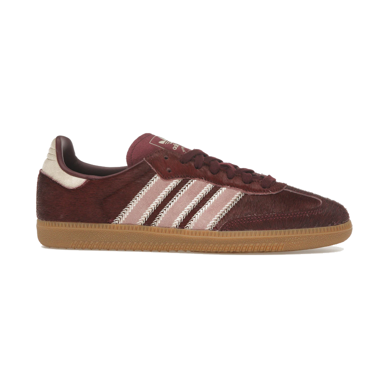 Adidas Samba OG Maroon Sand Strata Pony