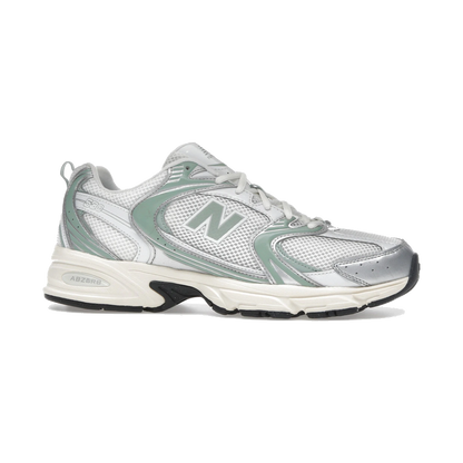 New Balance 530 Silver Metallic Mosaic Green