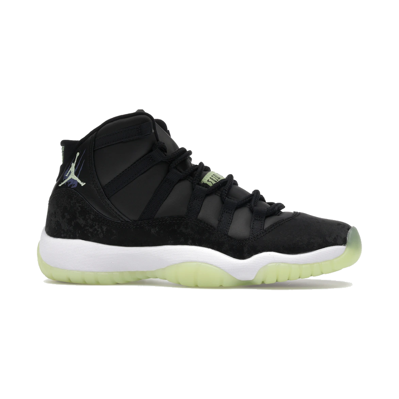 Air Jordan 11 Retro Black Barely Volt