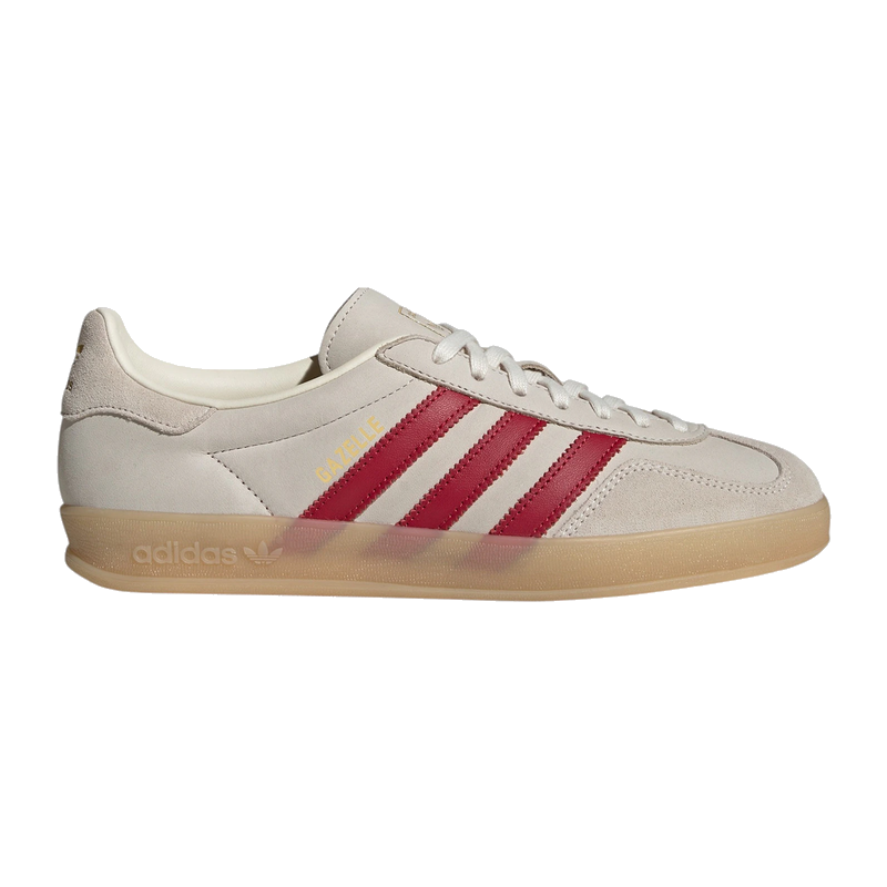 Adidas Gazelle Indoor Cream White Red Gum