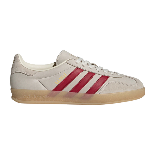 Adidas Gazelle Indoor Cream White Red Gum