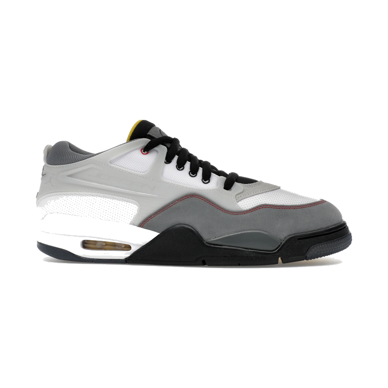 Air Jordan 4 RM Premium White Black Smoke Grey Fire Red