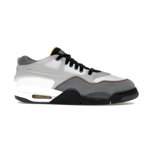 Air Jordan 4 RM Premium White Black Smoke Grey Fire Red