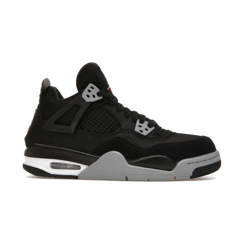 Air Jordan 4 Retro Black Canvas