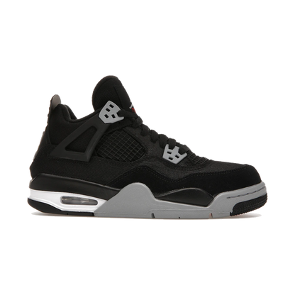 Air Jordan 4 Retro Black Canvas