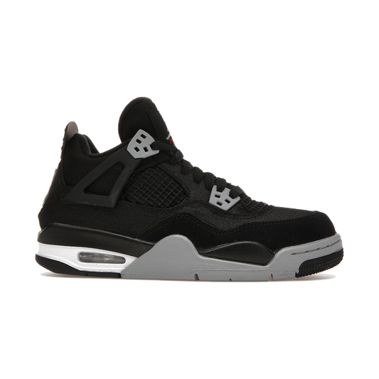 Air Jordan 4 Retro Black Canvas