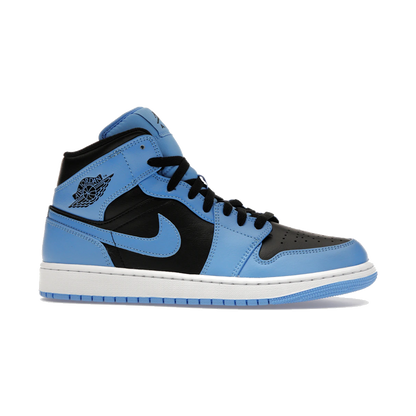 Air Jordan 1 Mid University Blue Black
